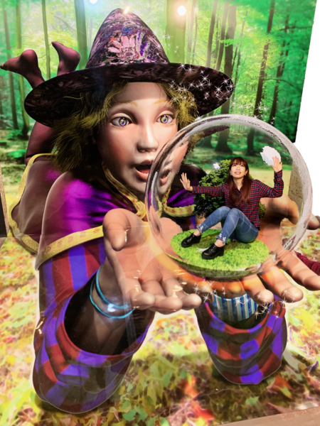 Die magische Glaskugel – 3D TrickArt