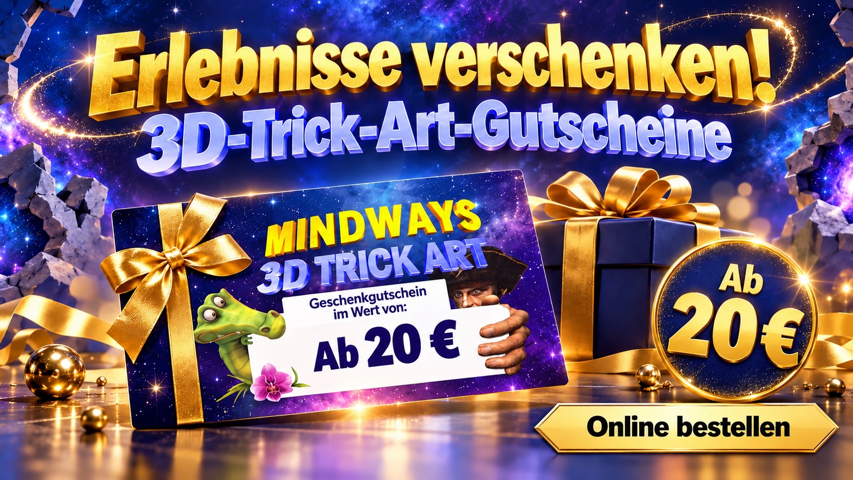 Gutschein für das 3D TrickArt Museum Hamburg